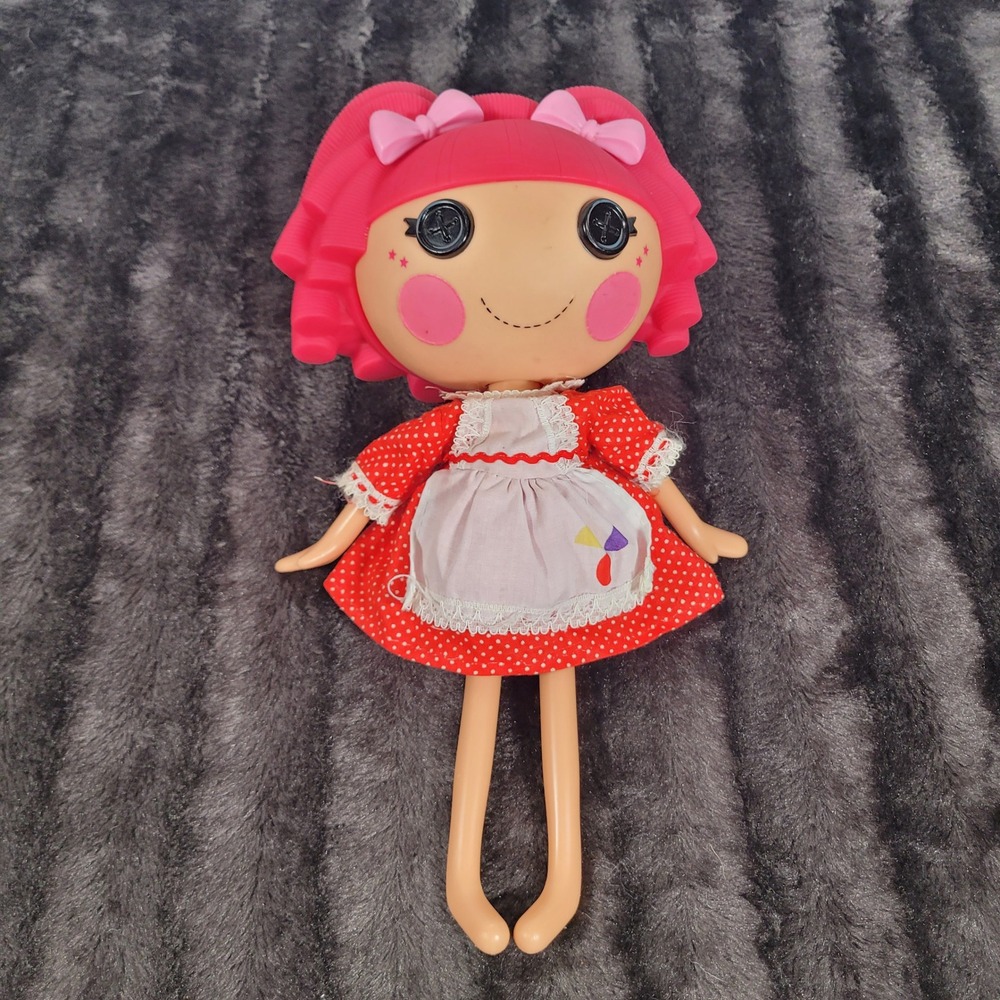 Lalaloopsy Tippy Thumbelina Doll 2009 MGA Entertainment Pink Hair Button Eyes